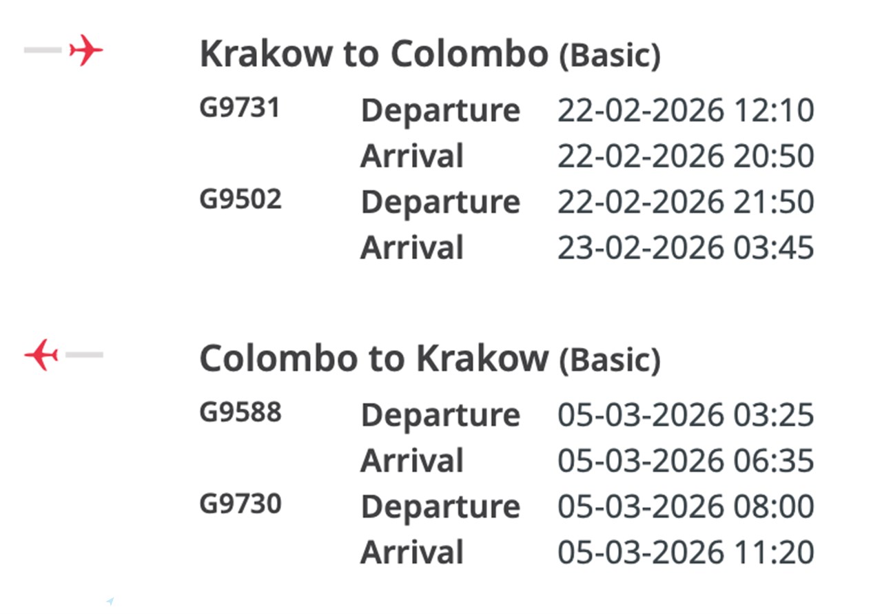 Sri Lanka - Ciało w Harmonii 